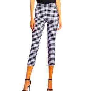 Victoria Beckham for Target gingham cropped pants sz10